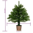 thumbnail image 4 of vidaXL Artificial Pre-lit Christmas Tree with Ball Set 65 cm Green, 4 of 5