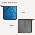 thumbnail image 2 of Pofeuu Blue Christmas Print Silicone Trivet Mats,Silicone Hot Pads for Kitchen, Silicone Trivets for Hot Pots and Pans, Silicone Hot Pad, 2 of 8