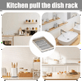 thumbnail image 6 of Pull Out Kitchen Cabinet Organizer Slide Out Dish Rack with Drainboard Drawer Organizer for Kitchen Living Room A, 6 of 6