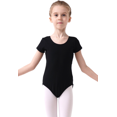 thumbnail image 2 of VINGT ANS Girls Short Sleeve Team Basic Leotard Ballet Dance Gymnastics, 2 of 5
