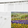 thumbnail image 5 of Yellow Garden Sunflower Decor Shower Curtain,Italianate Bathroom Decor Polyester Fiber Plastic Rings Quick-Drying Waterproof for Bathtubs/Bathroom, 72x72 inches, 5 of 6