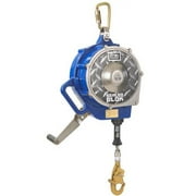 3M DBI-SALA Sealed-Blok 3400870 Self Retracting Lifeline, 85', 3/16" Galv Cable, Swivel Snap Hook, 3-Way Retrieval Winch, Anchorage Carabiner, Tie-Off Adaptor, Blue