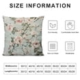 thumbnail image 5 of Qinduosi  Watercolor Rose Throw Pillow Cover Vintage Flower Bud Garden Plants Elegance Botanical Cozy Square Cushion Case for Men Women Boys Girls Room Home Decor Linen Inch, 5 of 5