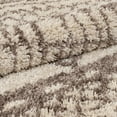thumbnail image 5 of Well Woven Jasmin Shag Ivory Moroccan Trellis Area Rug, 5 of 8