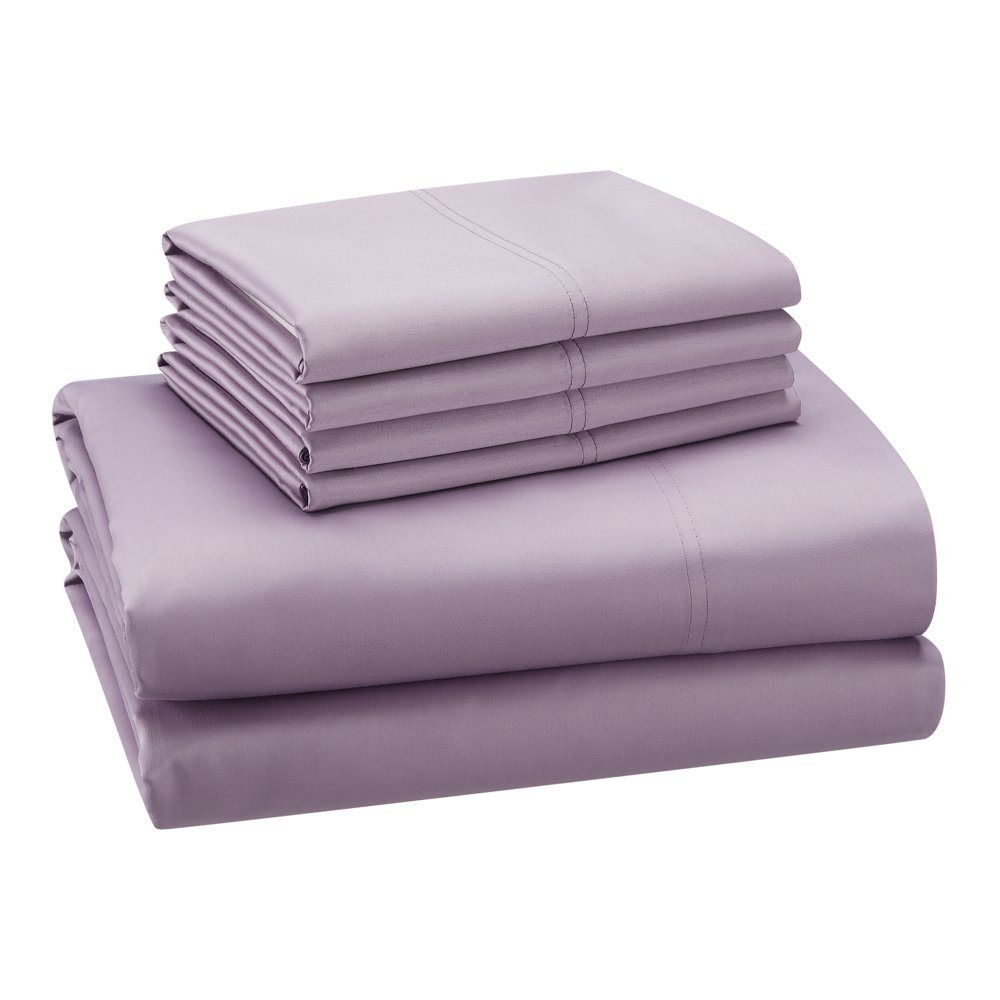 Hotel Style 1200 Thread Count Cotton Rich 6Piece Sheet Set, Lavender