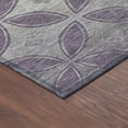 thumbnail image 3 of Addison Rugs Chantille Indoor/Outdoor Transitional Geometric Plum Machine Washable Rectangle Rug, 5' x 7'6", 3 of 8
