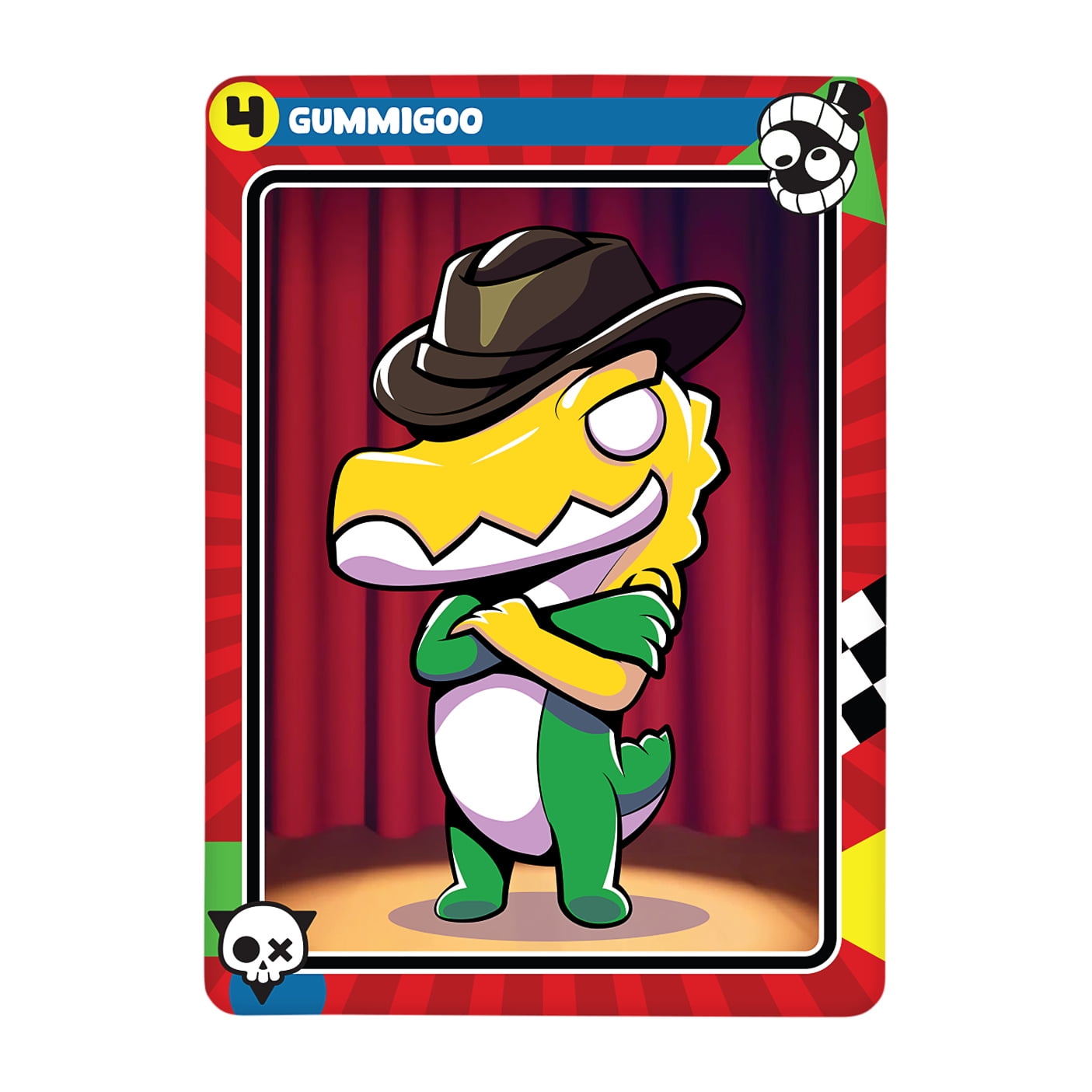 Amazing Digital Circus Gummigoo Vinyl Figure, 4" Collectible and Collector Card , Ages 4+