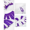 thumbnail image 4 of Lujianch Children Cheerleading Team Student Role Playing Stage Performance Competition Carnival Party Set Girls Outfits Sets Size 5-6 Years, 4 of 5