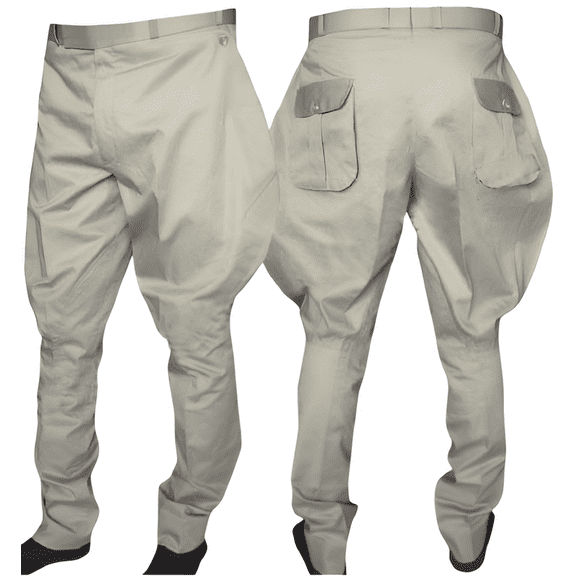 Mens Off White Jodhpur Polo Pants Stylish Hunting & Horse Riding Trouser
