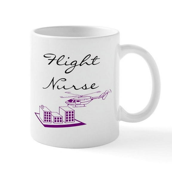 CafePress - Flight Nurse Mug - 11 oz Ceramic Mug - Novelty Coffee Tea Cup
