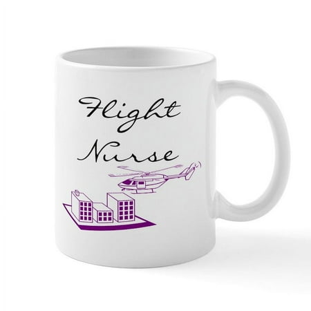 

CafePress - Flight Nurse Mug - 11 oz Ceramic Mug - Novelty Coffee Tea Cup