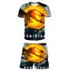 thumbnail image 1 of Moda niños niñas verano Jurassic World Dominion conjuntos de ropa niños camisetas pantalones cortos ropa trajes niños 1-14 Y Outfits13T Gao Jinjia LED, 1 of 2