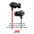 thumbnail image 2 of JVC HAFX1X Headphone Xtreme-Xplosivs, Black, Red, 2 of 7
