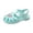 AB563 Mint Green, variant on Toddler Sandals Girl Size 3-3.5 Years Heart Print Half Toe Anti- Beach Shoes Stylish Little Girls Summer Outdoor Play Shoes Black