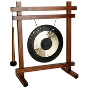 Woodstock Wind Chimes Signature Collection, Woodstock Table Gong 19'' Brass Wind Gong WTG