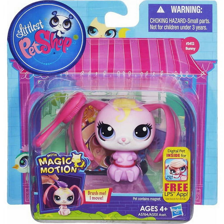Littlest Pet Shop Lps Playful Pets Rabbit With Brush