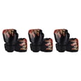 thumbnail image 4 of Naiovety Guantes de boxeo para niños Entrenamiento de golpes para niños Cómodo algodón Entrenamiento portátil Lucha Ejercicio Mitones Type2 NO2, 4 of 6