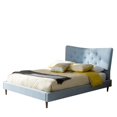 thumbnail image 1 of Hannah Full Platform Bed in Light Blue, 1 of 2
