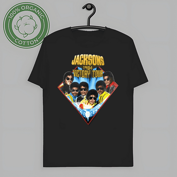 Vintage Jacksons Victory T-Shirt Cotton White Tee HOT-TH66562