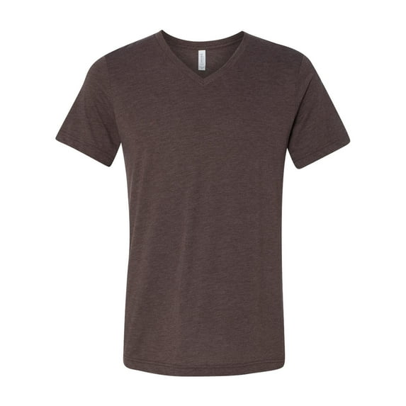 BELLA + CANVAS Unisex Triblend V-Neck Short Sleeve Tee Size up to 2XL