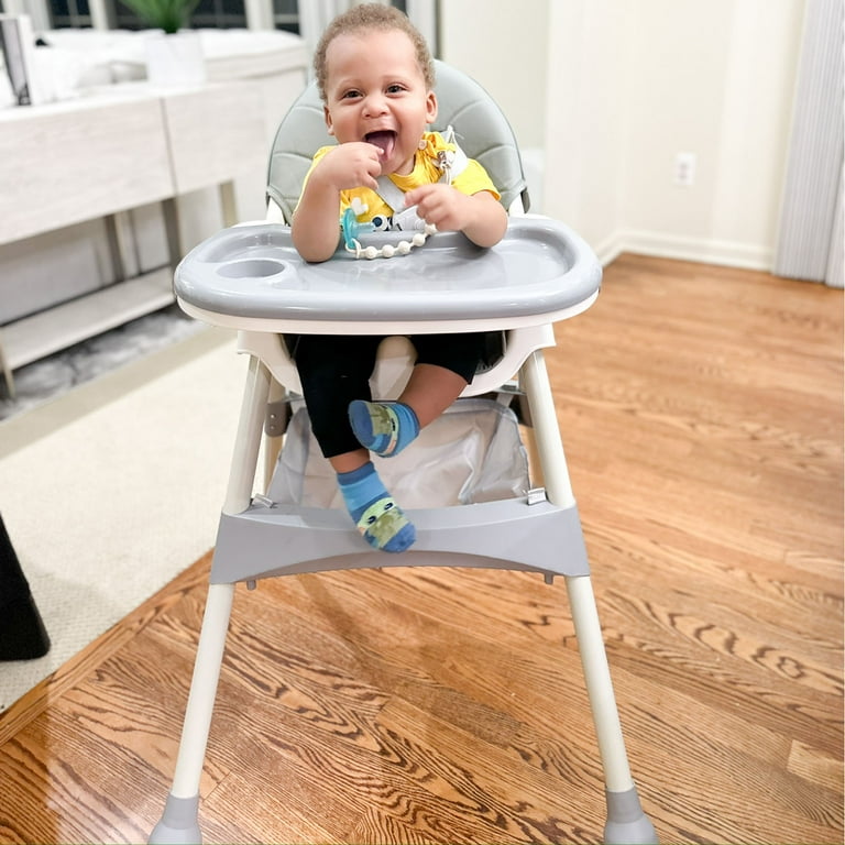 HARPPA 4 in 1 Convertible High Chair for Babies and Toddlers Gray