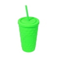 thumbnail image 2 of Paquete con 20 piezas de Vaso plástico doble pared con acabado rubber verde 10 x 16, 2 of 4