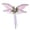 Purple, variant on Helii Women's Butterfly Fairy Wings with Floral Leaf Vine Decor, Lightweight Sheer Organza Wings for Adults, Sparkly Halloween Party Costume Accessory for Photo Shoot Stage Purple,One Size