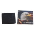 thumbnail image 3 of US Armed Forces Collection Men Genuine Leather RFID Wallet - Gift Box (US Navy Bi-Fold, Black), 3 of 4