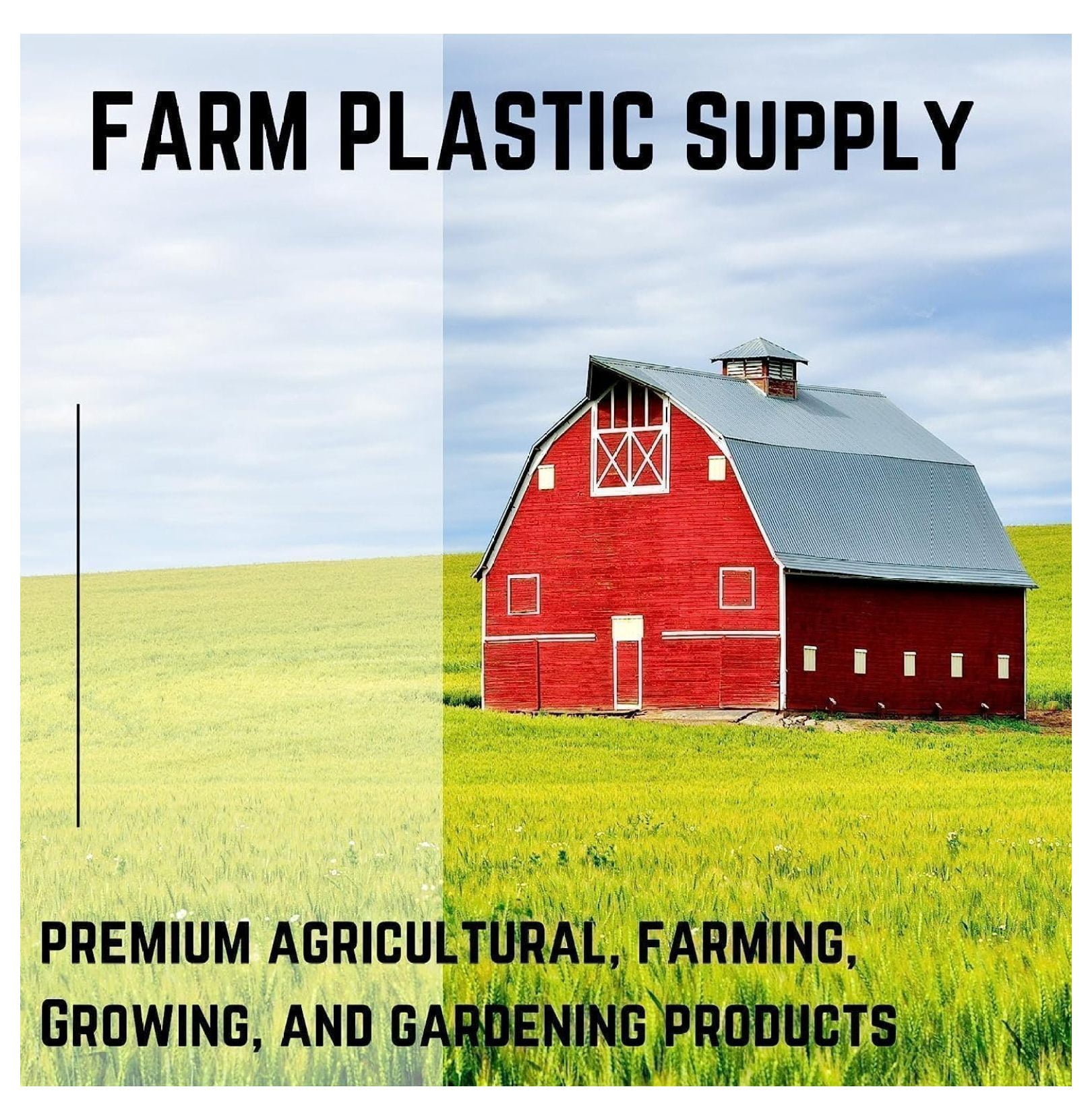 Greenhouse Plastic Sheeting 10 Mil - 6' x 25' String Reinforced UV Resistant Film for Hoop Houses, Clear Polyethylene Greenhouse Cover, Crop Protection