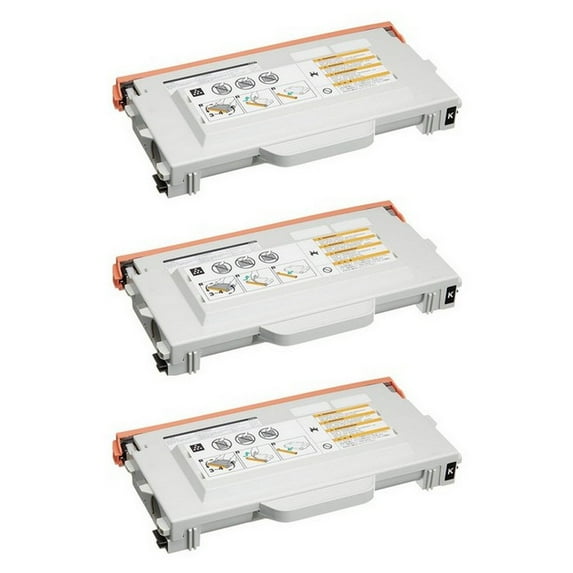 PrinterDash Compatible Replacement for Aficio CL-1000N/SP-C210SF Black Toner Cartridge (3/PK-9800 Page Yield) (TYPE 140) (402097_3PK)