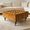 Yellow, variant on Yellow Chenille Storage Ottoman with Wheels Square Coffee Table Footstool Hidden Storage Bench Solid Wood Frame