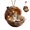 A, variant on 3pcs Woodland Forest Animal Christmas Ornaments, Cute Acorn & Pine Cone Figurines, 2D Acrylic Hanging Decorations for Christmas Tree, Cozy Nature-Inspired Home Decor