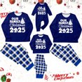 thumbnail image 2 of Aofany Christmas Pajamas for Family Matching Long Sleeve Christmas Print T shirt Tops + Plaid Pants Set Holiday Sleepwear, 2 of 4
