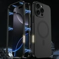 thumbnail image 3 of Magnetic for iPhone 16 Pro Phone Case, [Full Camera Protection] [Compatible with Magsafe] Shockproof Protective Magnetic 2-in-1 Hard PC Ultra Slim Phone Case Cover for iPhone 16 Pro,Black, 3 of 13