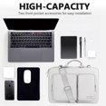 thumbnail image 3 of Laptop Shoulder Messenger Bag, for Notebook, Work Office Travel, Water-Repellent Messenger Bag, 3 of 5