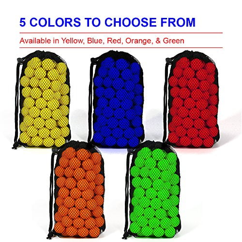 110 Rounds Nerf Rival Compatible Ammo by HeadShot Ammo Bulk Green Foam Bulle
