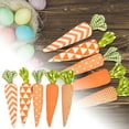 thumbnail image 4 of TIELUTT Fabric Carrot Colorful Easter Handmade Filled Carrots For Easter DIY Son Christmas Ornament Retro Ornament Set Christmas Ornament Fancy Christmas Trees Decorations Ornament for Christmas Tree, 4 of 7