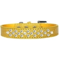 thumbnail image 3 of Dog, Puppy and Pet Designer Croc Collar, "Sprinkles Clear Jewel Rimsets", 3 of 4