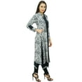 thumbnail image 5 of Bimba Women Straight Kurta Blouse with Rayon Shrug Jacket Designer Tunic, 5 of 9