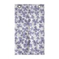 thumbnail image 1 of Butterfly Hanging Pocket Organizer, Continuous Pattern of Monotone Abstract Winged Delicate Insect, Printed Polyester Storage Bag with Pockets, 21" x 31", Lavender Blue Dark Grey, 1 of 2