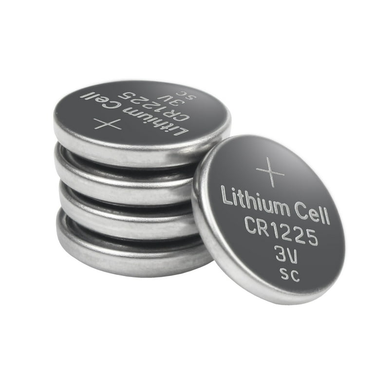 Insten CR1225 3V Lithium Batteries Coin Cell Watch Battery (1 Pack of 5) - Walmart.com