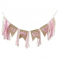 thumbnail image 2 of yuksok Half Banner, High Chair Banner, Half Year Birthday Decorations, Backdrop Garland Pink, 2 of 9