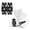 Black, variant on Universal Non-Slip Gripper Spikes, 2026 New 5-Claw Ice Cleats for Shoes and Boots, Anti-Skid Snow Ice Grips Steel Nails Traction Cleats for Hiking Walking Climbing Fishing Mountaineering