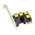 thumbnail image 4 of Multiplier Card for Bitcoin Mining PCIe 1 to 4 PCI-Express Higher Stability USB 3.0 Adapter 1 to 4 PCI Express, 4 of 9