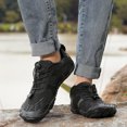 thumbnail image 3 of WDOplteas Zapatos Playa Unisex Zapatos Vadeo Transpirables para Actividades Al Aire Libre (Negro 36), 3 of 9