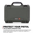 thumbnail image 4 of Nanuk 909 Waterproof Professional Classic Pistol/Gun Case, Military Approved with Custom Insert - Olive, 4 of 8