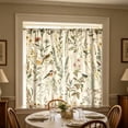thumbnail image 4 of Retro Wildflower -Floral Nature Animal Blackout Curtains for Living Room Bedroom, Window Curtains Rod Pocket Thermal Insulated Window Drapes, 4 of 5