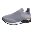 thumbnail image 2 of YOUYEDIAN Womens Orthopedic Shoes Arch Support Tennis Shoes Lightweight Slip on Non Slip House Shoes Mesh Stretch Comfortable 2026 Orthopedic Shoes (Gray), 2 of 5