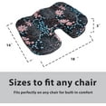 thumbnail image 6 of Seat Cushion for Tailbone Pain Relief Office Computer Memory Foam Chair Cushion for Pressure Relief Coccyx Cushion Tailbone Pain & Sciatica Floral, 6 of 6