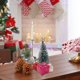 thumbnail image 4 of Mini árbol de Navidad con simulación de escena decorativa, regalo para árbol de Navidad, escena plegable y portátil, base de madera, diseño de 2 niveles, para dormitorio, materiales de alta, 4 of 9